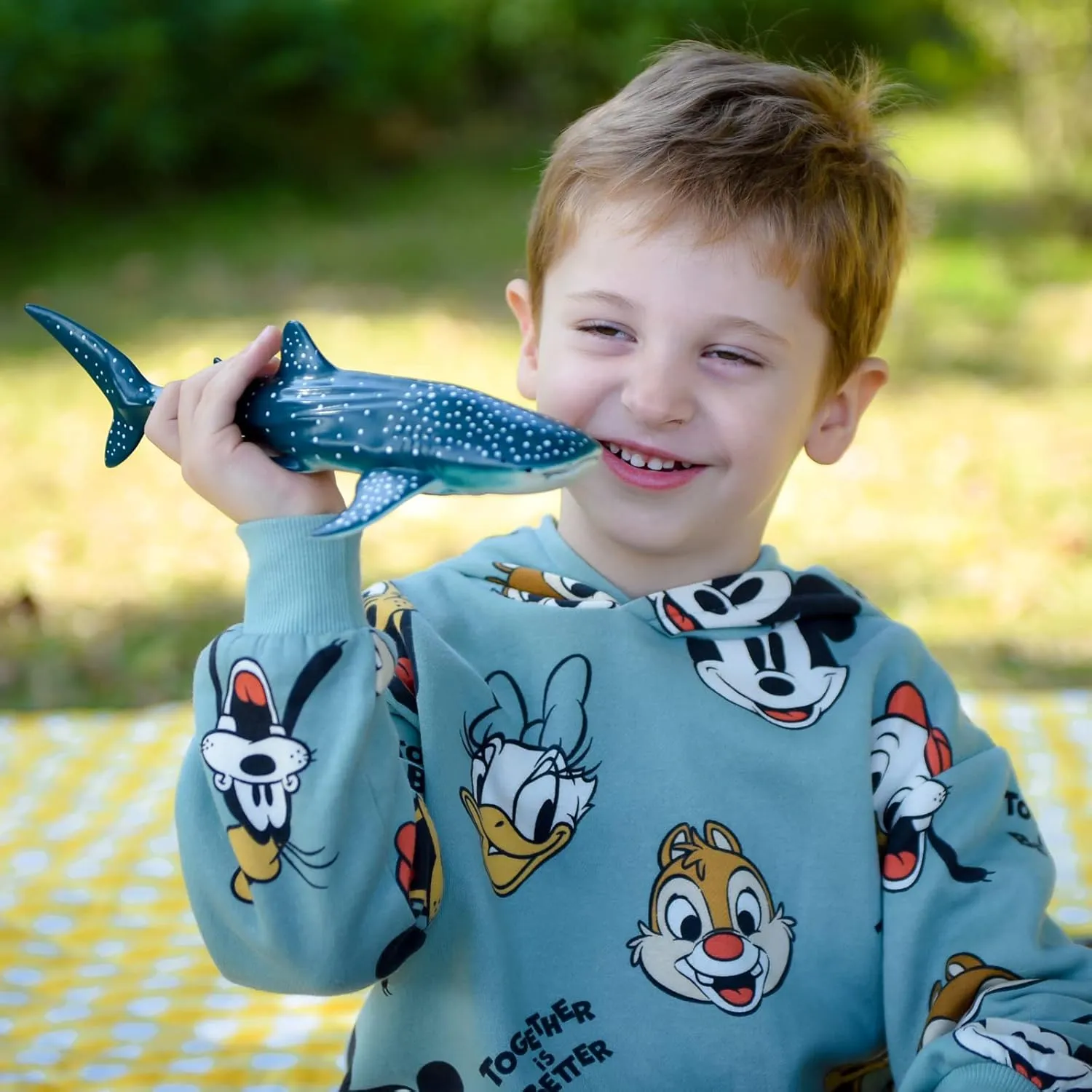 Gemini&Genius Whale Shark Hammerhead Shark Toys for Kids, Sea Animal Action Figures Ocean Model Toy Set for Kids Play or Display, Gift, Educational, Role Play, Swim, Bath and Collection for Kids