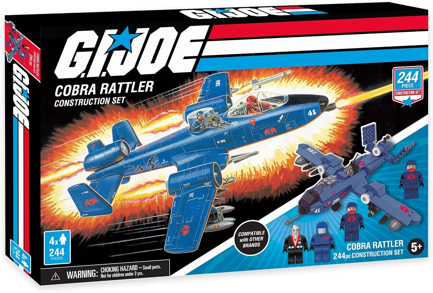 GI Joe Cobra Rattler Construction Set (244 Pieces)