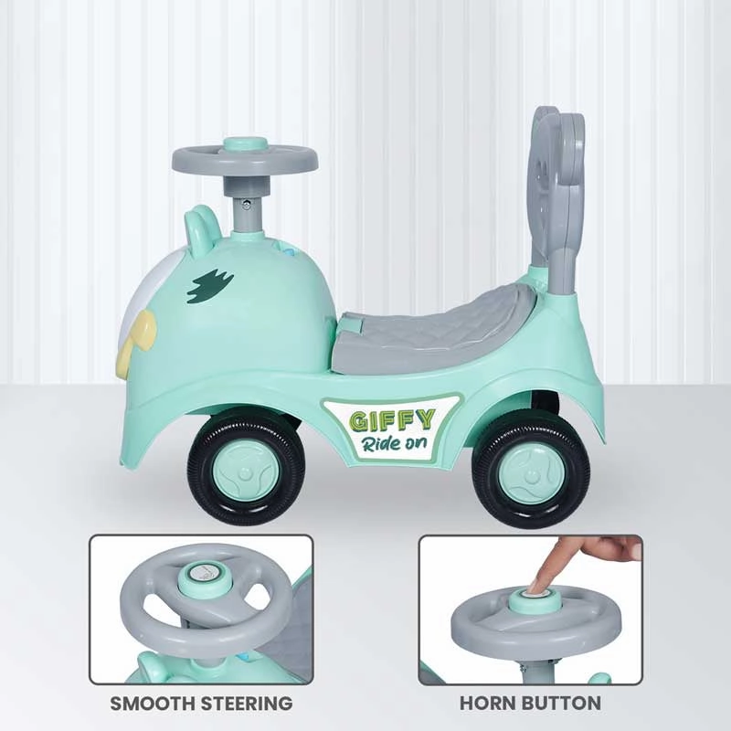Giffy Ride On Car (Green) | R For Rabbit