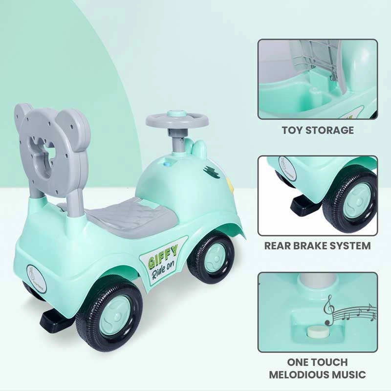 Giffy Ride On Car (Green) | R For Rabbit