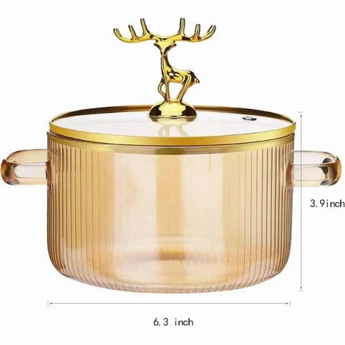 Glass Pot -1.6L Glass Cooking Pot
