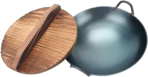 GLEAVI 1 set Miniature Wok with Cover Mini Kitchen Ornament for Dollhouse Simulation Cooking Tool for Enhancing Creative Play and Home Decor