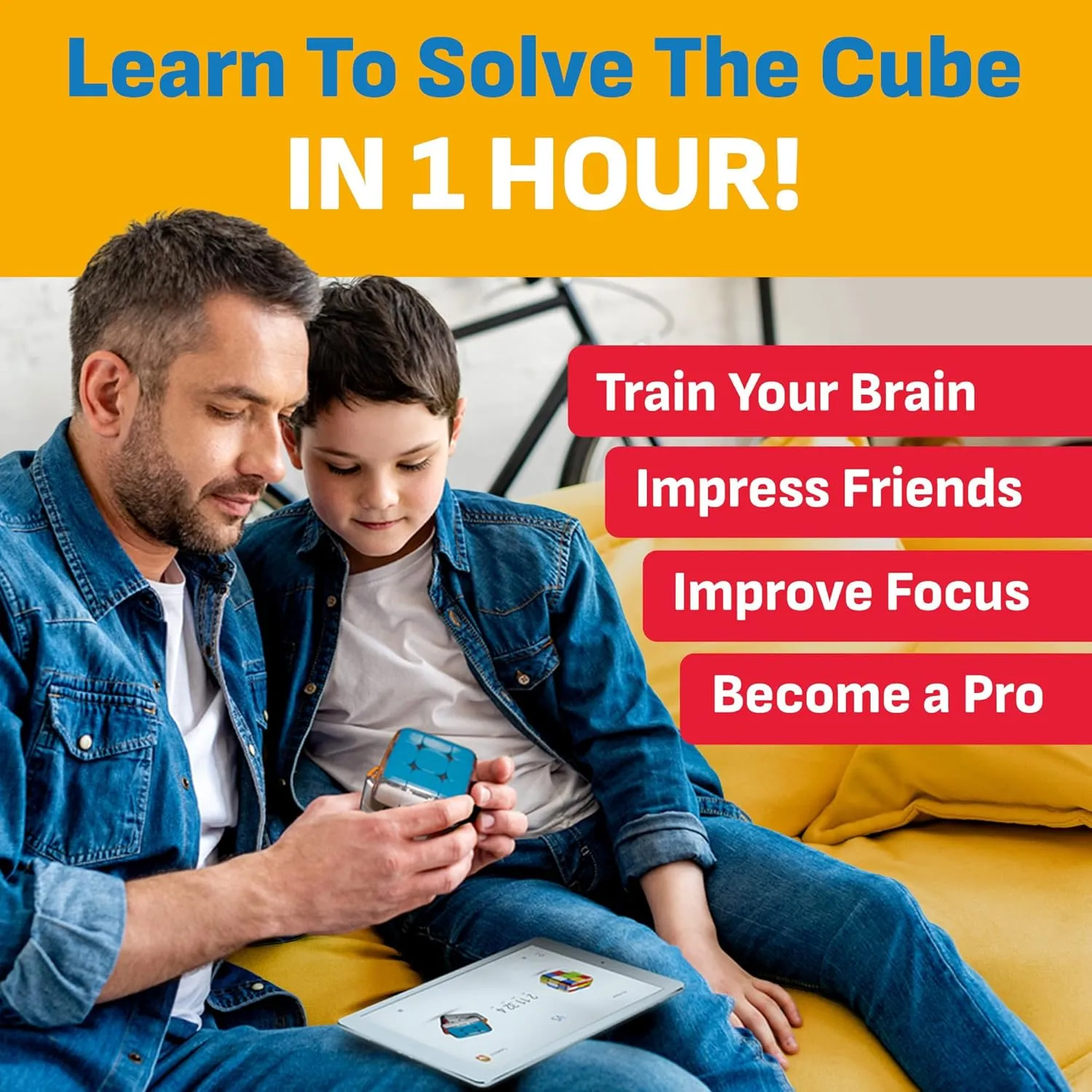 GoCube Edge - Connected Electronic Bluetooth Cube. Smart 3x3 Magnetic Stickerless Speed Cube Movements Tracker for Kids, Teens & Adults. Interactive Brain Teaser STEM 3D Puzzle Toy Game. Free App