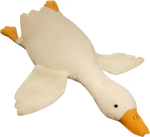 Goose Stuffed Animal Pillow Toy, Cute Giant White Goose Stuffed Animal Duck Plush,Swan White,It's a for Everyone.
