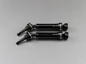 GPM for Traxxas 1/16 Mini E-Revo, Mini Summit Upgrade Parts Steel #45 Front/Rear CVD Drive Shaft - 1Pr Set Black