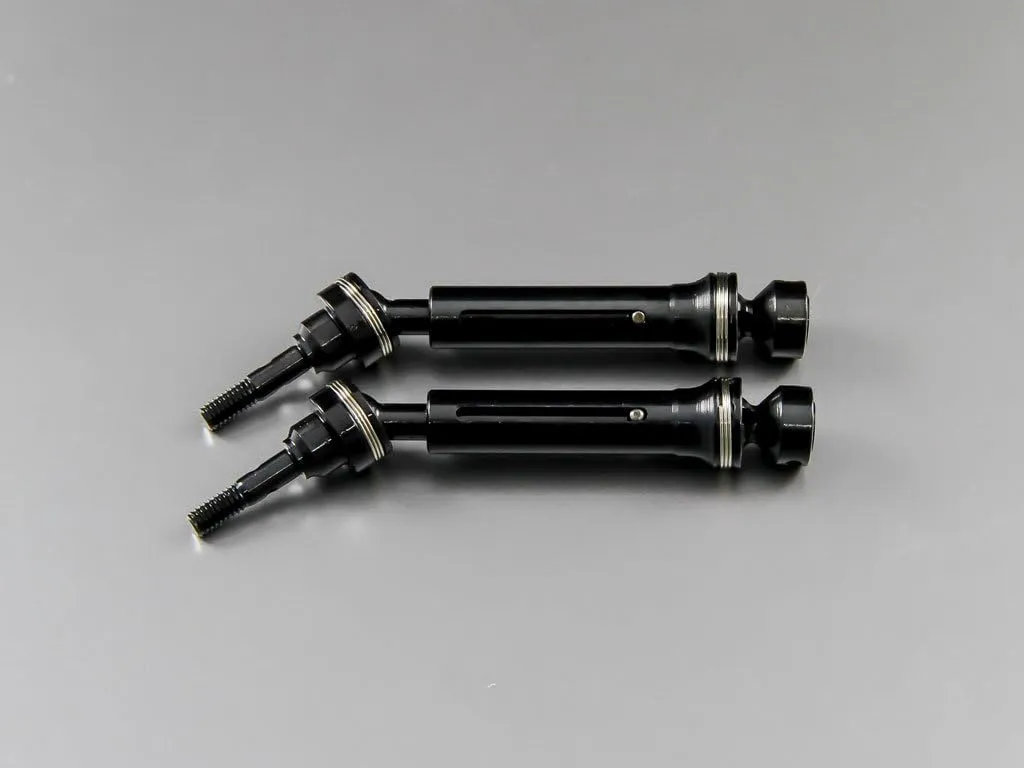 GPM for Traxxas 1/16 Mini E-Revo, Mini Summit Upgrade Parts Steel #45 Front/Rear CVD Drive Shaft - 1Pr Set Black