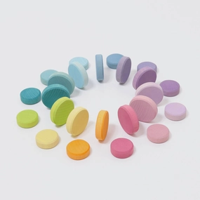 Grimm's Pastel Coins 24pcs