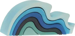 GRIMMS Puzzle Water Waves Blue, 1 EA