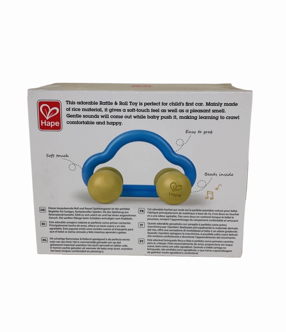 Hape Rattle And Roll Toy Car