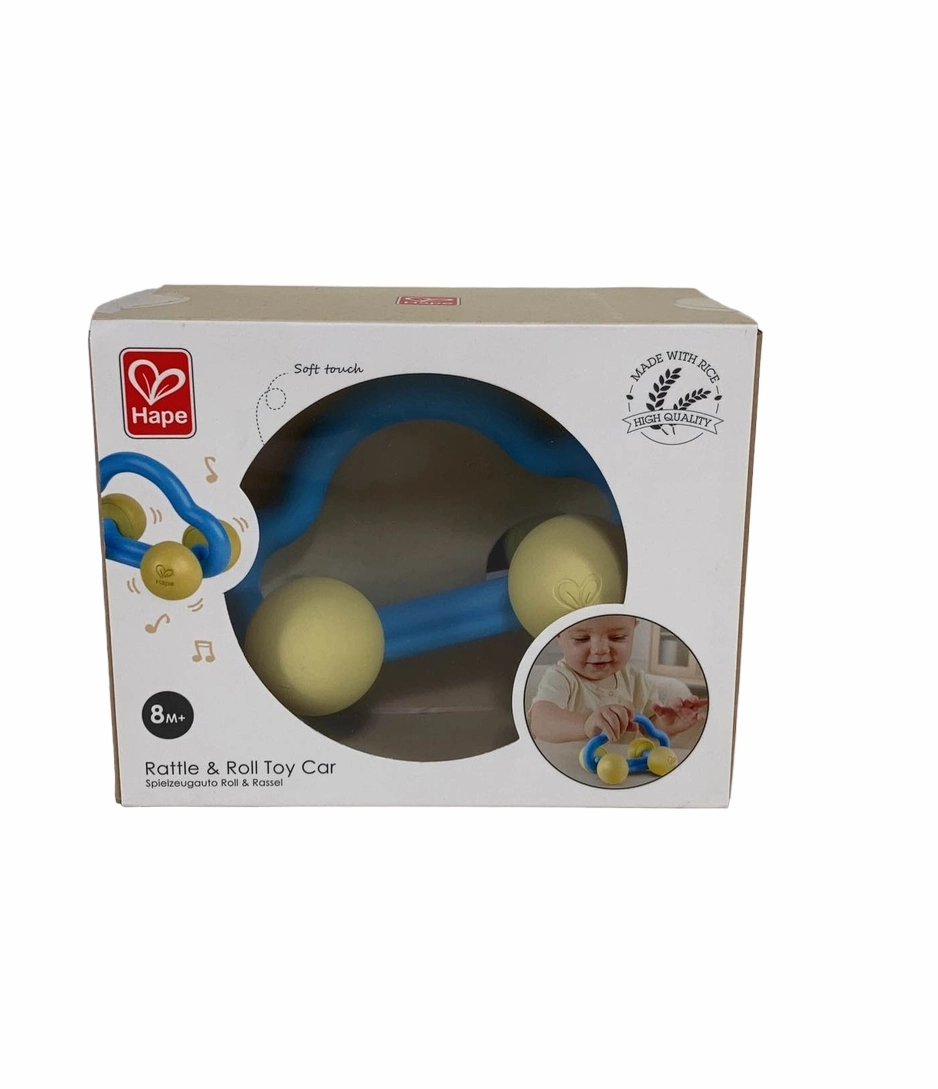Hape Rattle And Roll Toy Car