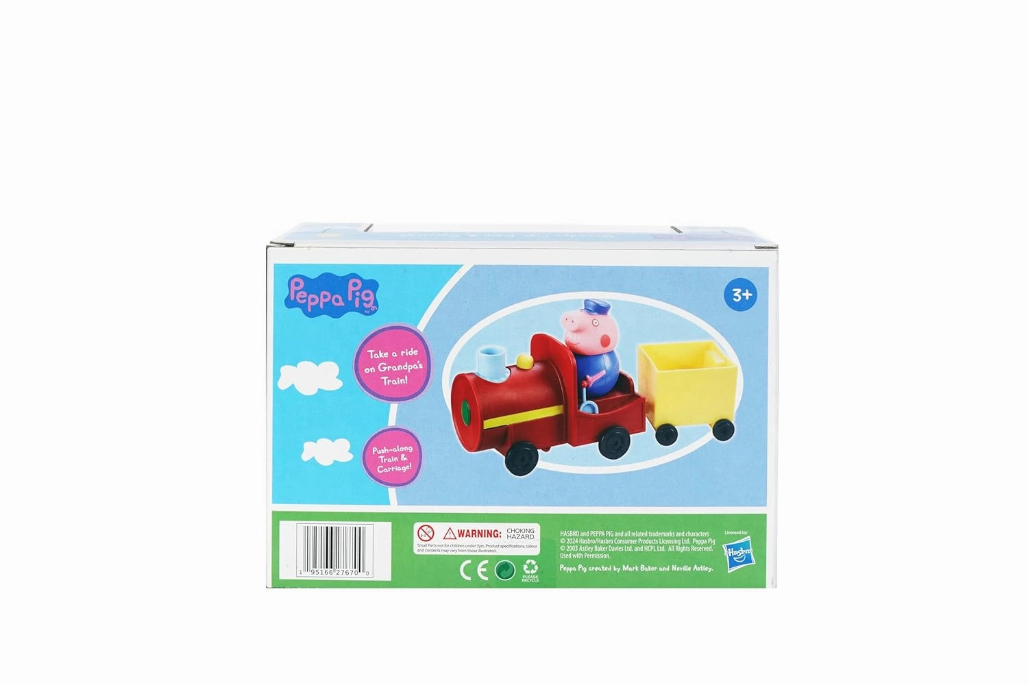 Hasbro Peppa Pig  Grandpa's Train and Carriage Playset