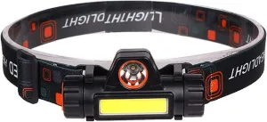Headlamps Zoomable Built-in Battery Camping Powerful LED Headlamp COB USB Rechargeable Headlight Waterproof Head Torch Head Lamp Lantern