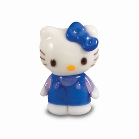 Hello Kitty - Purple Dress, Standing Collectible Miniature Glass Figurine in Tynies Collector's Frame