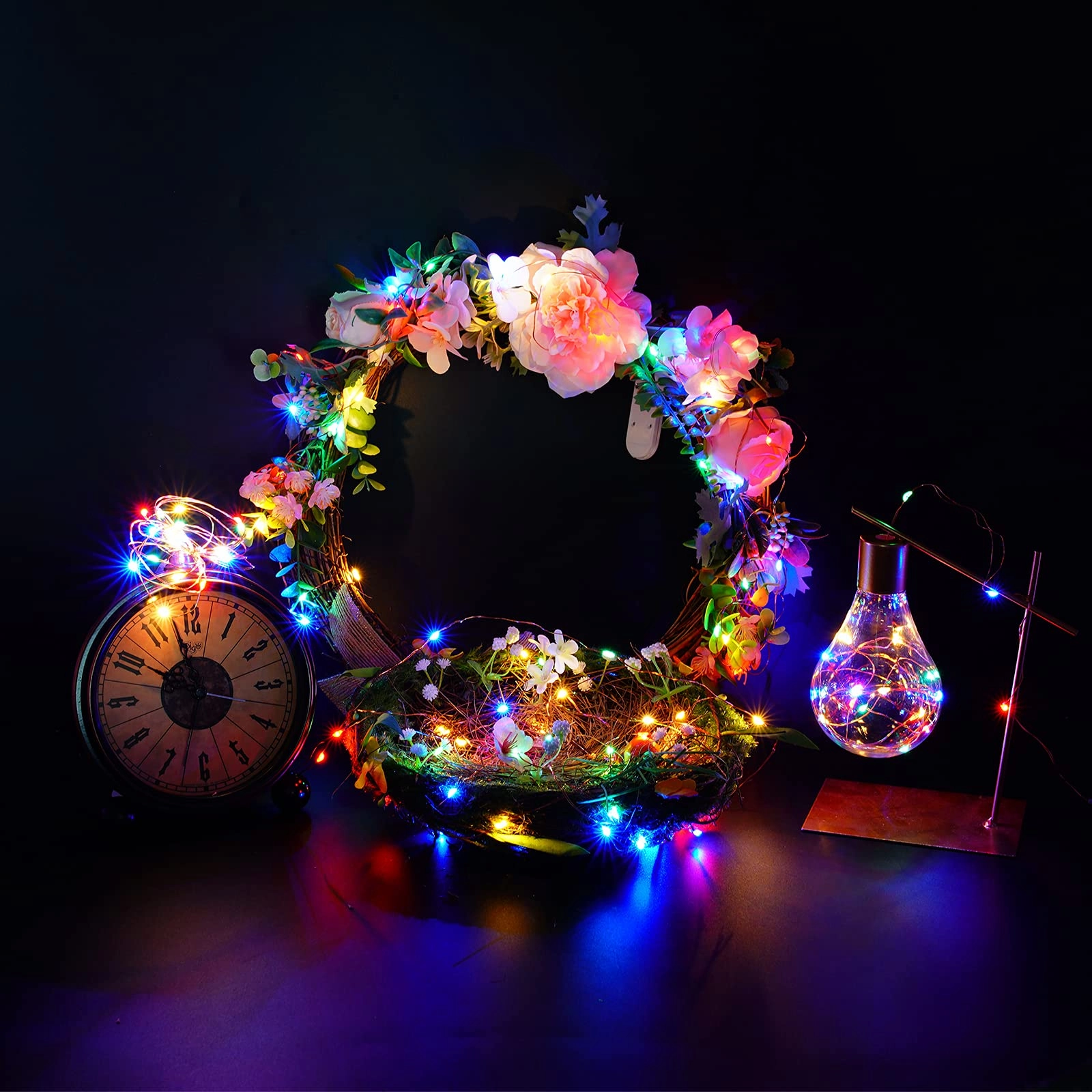 Homemory 12 Pcs Fairy String Lights, 6.6ft 20LED Starry Lights Battery Operated