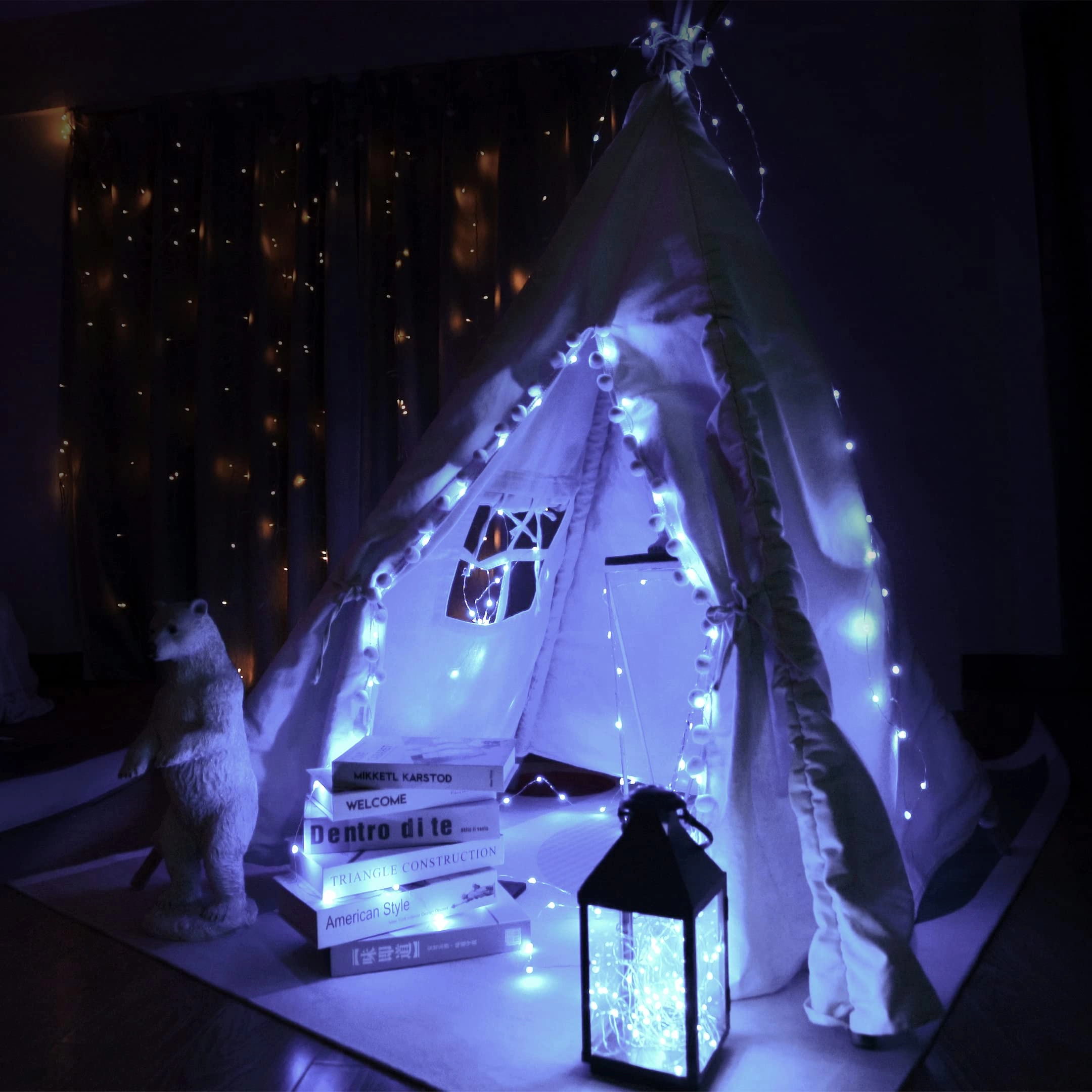 Homemory 12 Pcs Fairy String Lights, 6.6ft 20LED Starry Lights Battery Operated