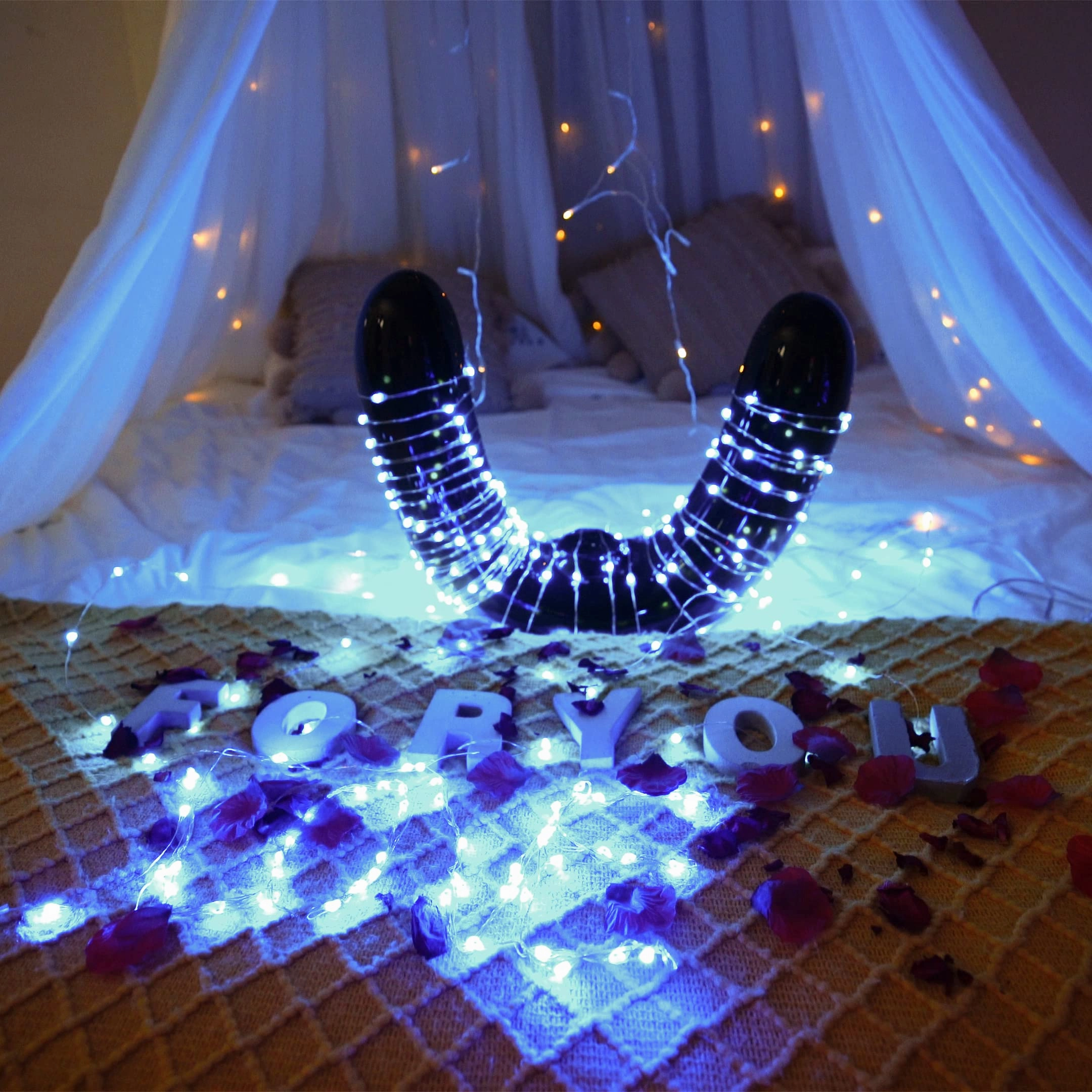 Homemory 12 Pcs Fairy String Lights, 6.6ft 20LED Starry Lights Battery Operated