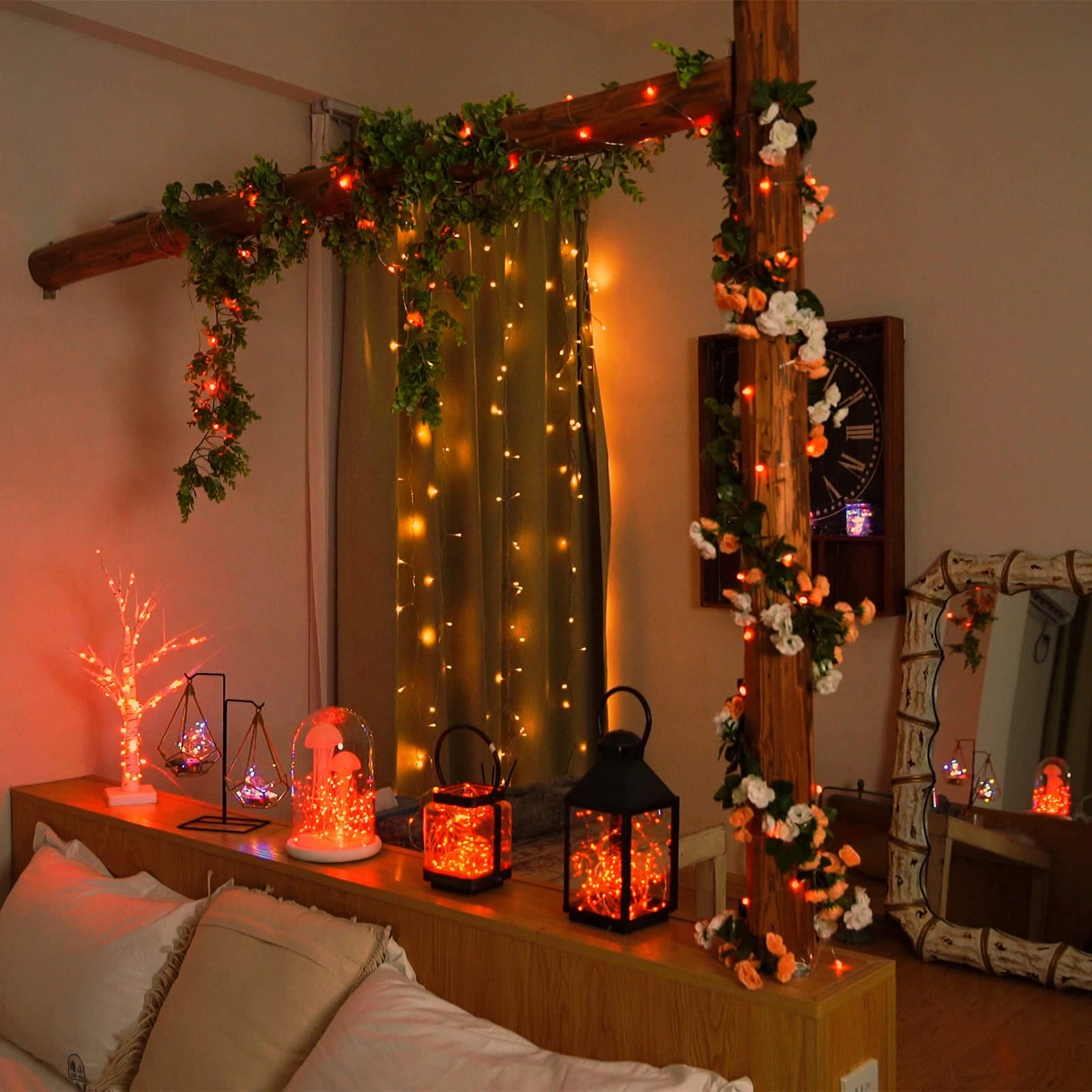 Homemory 12 Pcs Fairy String Lights, 6.6ft 20LED Starry Lights Battery Operated