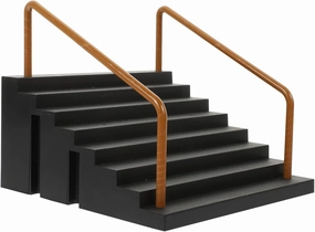 Homoyoyo Ramps Set - Mini Skateboard Park with Concrete Obstacles for - for and Tricks Ideal Mini Sports for Fun and Skill