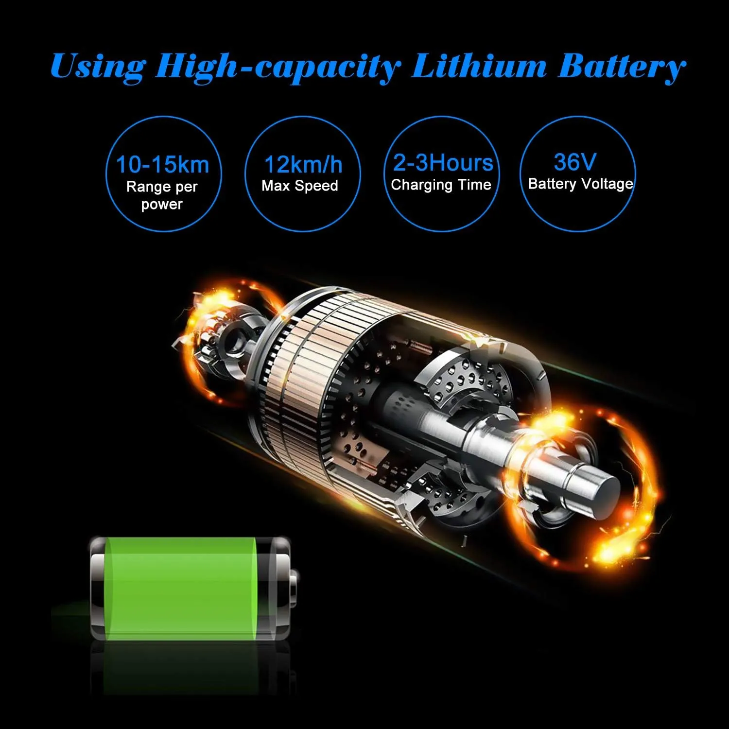Hoverboard, 6.5 Inch Self Balancing Hoverboards with Bluetooth and Flashing LED Lights, Hover Board for Kids Teenagers