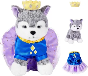 Husky Stuffed Animal Plush Toy,12" Cute Puppy Dog,Cuddly Soft Gift for Babies, Boys, Girls,Girlfriend on Christmas, Valentine's Day