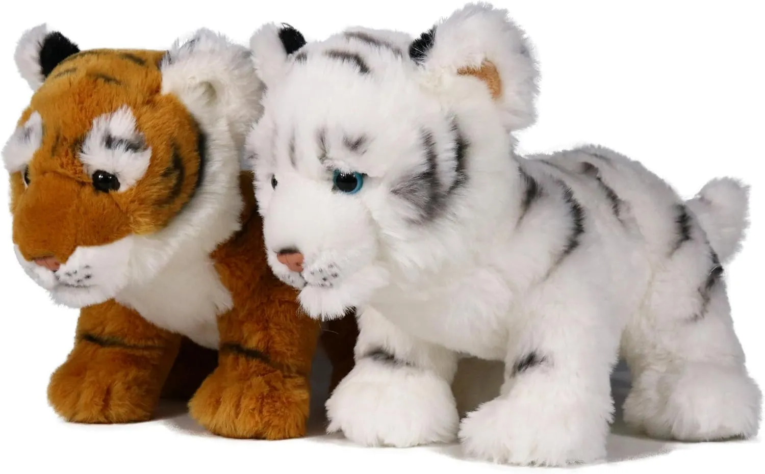 Ice King Bear Baby Tiger Stuffed Animal 10 Inches Cute Plush Toy (Pair)