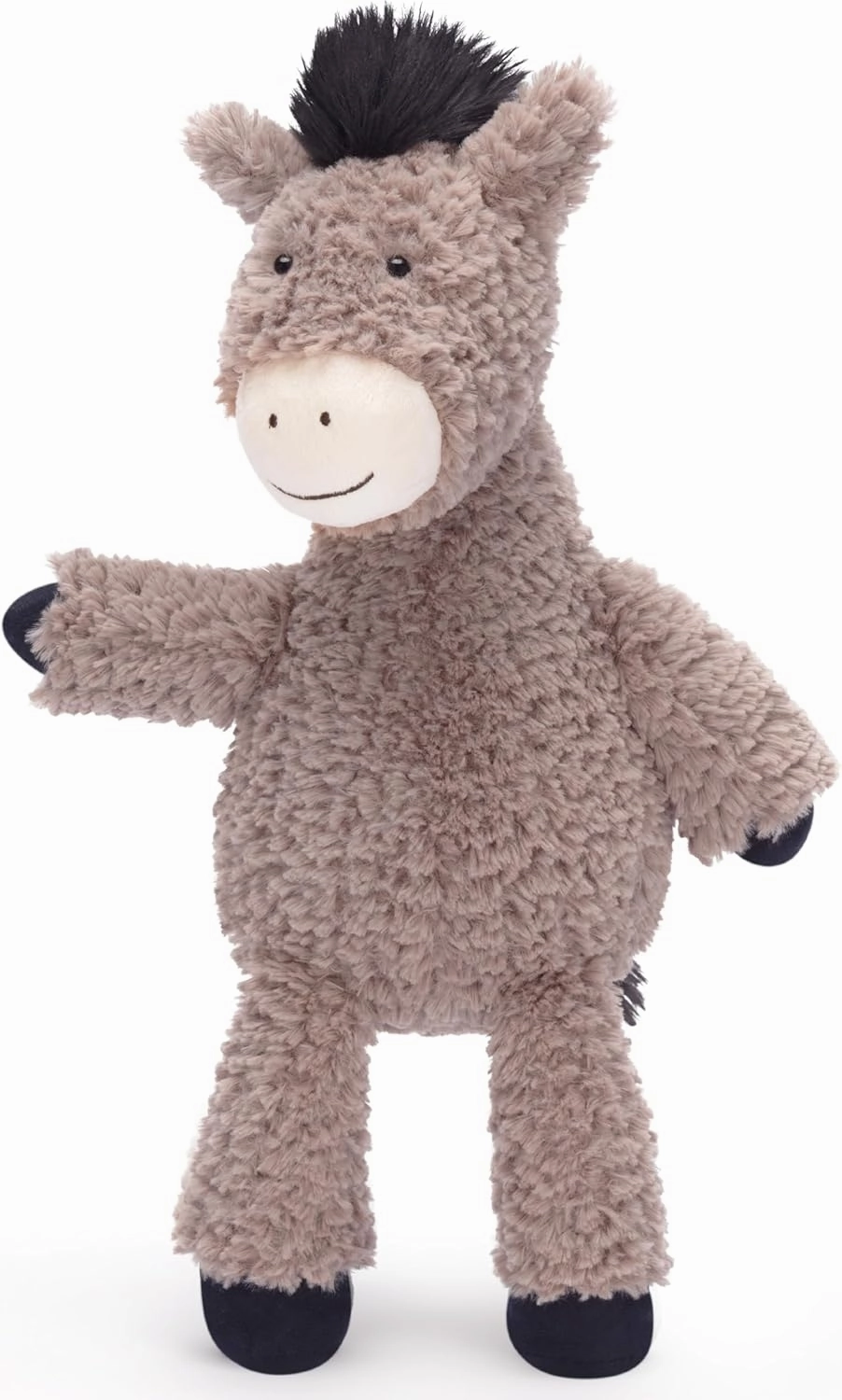IKASA Donkey Stuffed Animals Plush Toys,Cuddly 16" Cute Plushie Soft Small Plushy Fluffy Toy, Gifts for Family Kids Girls Boys Children