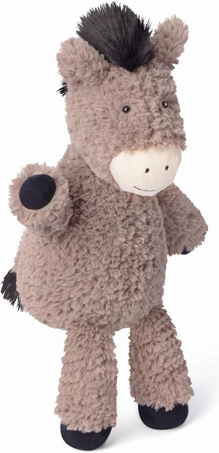 IKASA Donkey Stuffed Animals Plush Toys,Cuddly 16" Cute Plushie Soft Small Plushy Fluffy Toy, Gifts for Family Kids Girls Boys Children