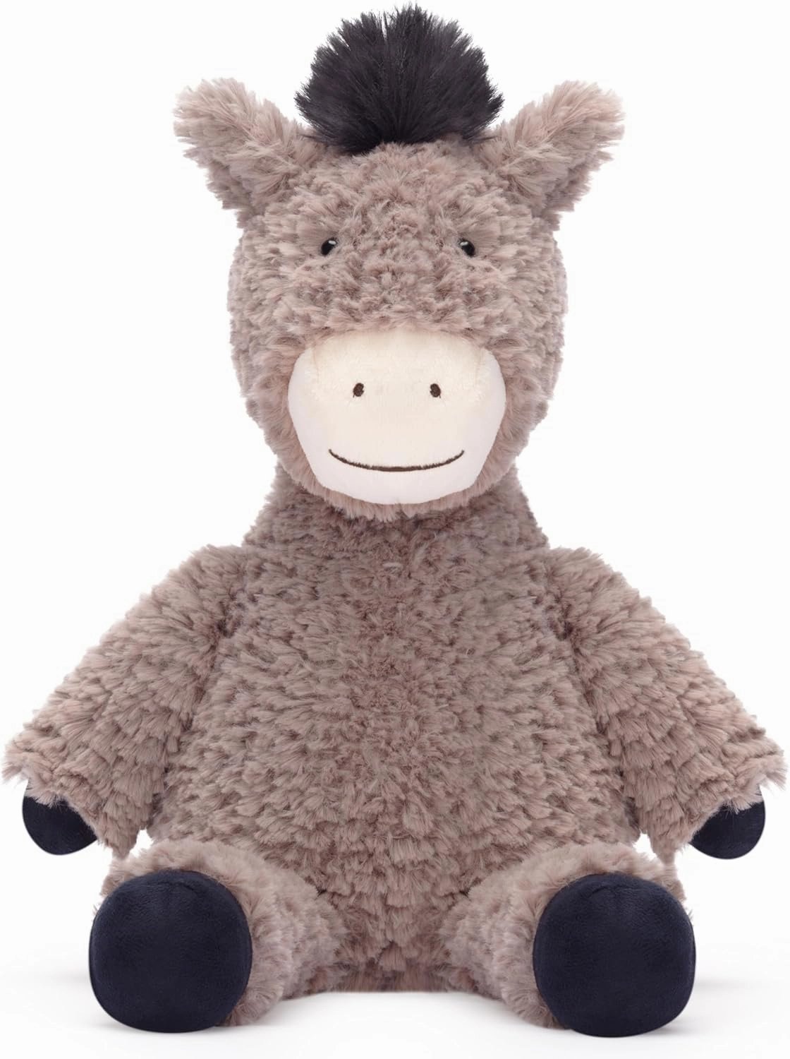 IKASA Donkey Stuffed Animals Plush Toys,Cuddly 16" Cute Plushie Soft Small Plushy Fluffy Toy, Gifts for Family Kids Girls Boys Children