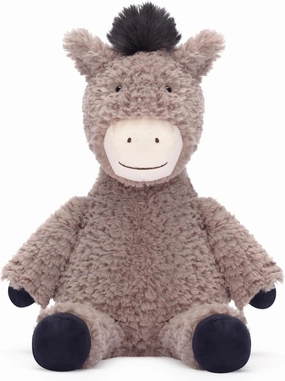 IKASA Donkey Stuffed Animals Plush Toys,Cuddly 16" Cute Plushie Soft Small Plushy Fluffy Toy, Gifts for Family Kids Girls Boys Children