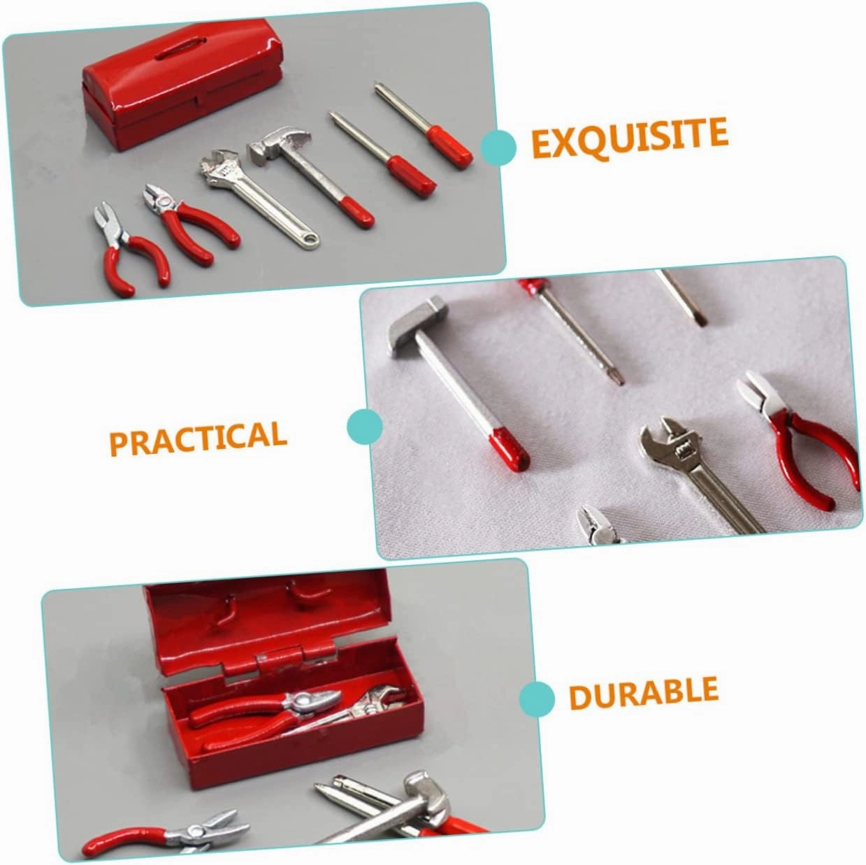 IMIKEYA 1 Set Miniature Tools Wear Resistant Alloy Tools for Dollhouse Decoration Chic Home Accessories for DIY Model Design and Play
