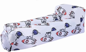 Inflatable Lounger Air Sofa Cute and Funny Cartoon Pattern Inflatable Couch, Music Festival Park Easy to Use Air Hammock, Stable and Easy to Set Up, Bearing 250kg/551.2lb