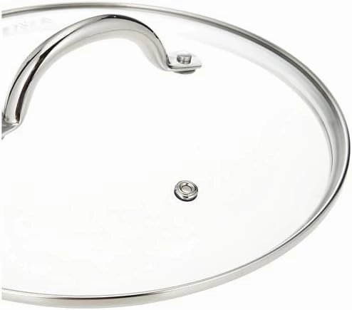 Instant Pot Tempered Glass Lid, 10.2-In, 8-Qt, Cooking Pot Lid, Stainless Steel Handle and Rim, Clear