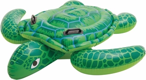 Intex Lil' Sea Turtle Ride On 1.50m x 1.27m Swimming Pool Beach Toy #57524NP