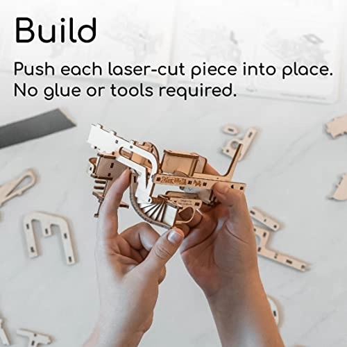 Intrism Mini - 3D Puzzle & Wooden Marble Maze for Kids & Adults, Ages 12 , Labyrinth Gravity Maze Game - Brain Teaser Gift, 6" Maze Cube Puzzle Box
