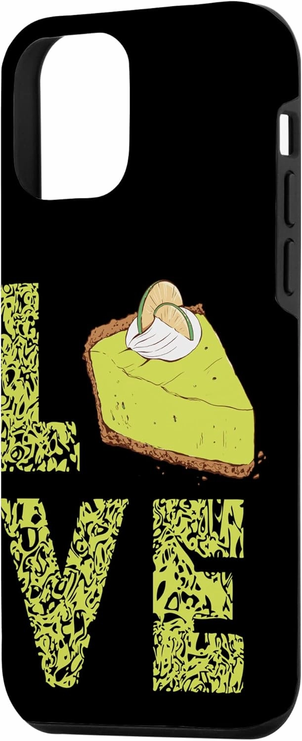 iPhone 12 mini Leopard Lemon Pie Dessert Lemon Key Lime Pie Tart Love Case