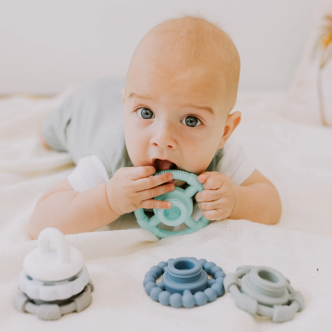 Jellystone - Rainbow Stacker & Teether Toy