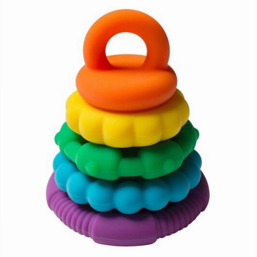 Jellystone - Rainbow Stacker Teether & Toy - Brights