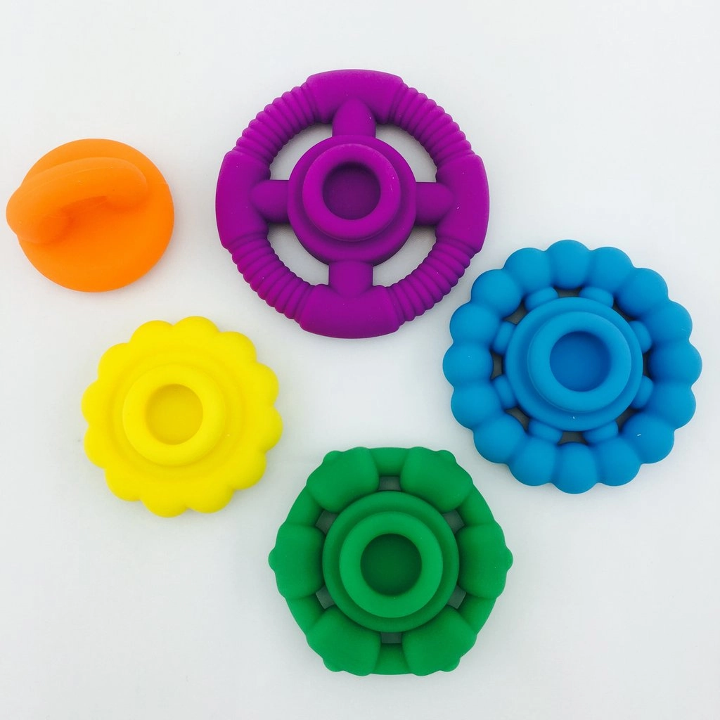 Jellystone - Rainbow Stacker Teether & Toy - Brights
