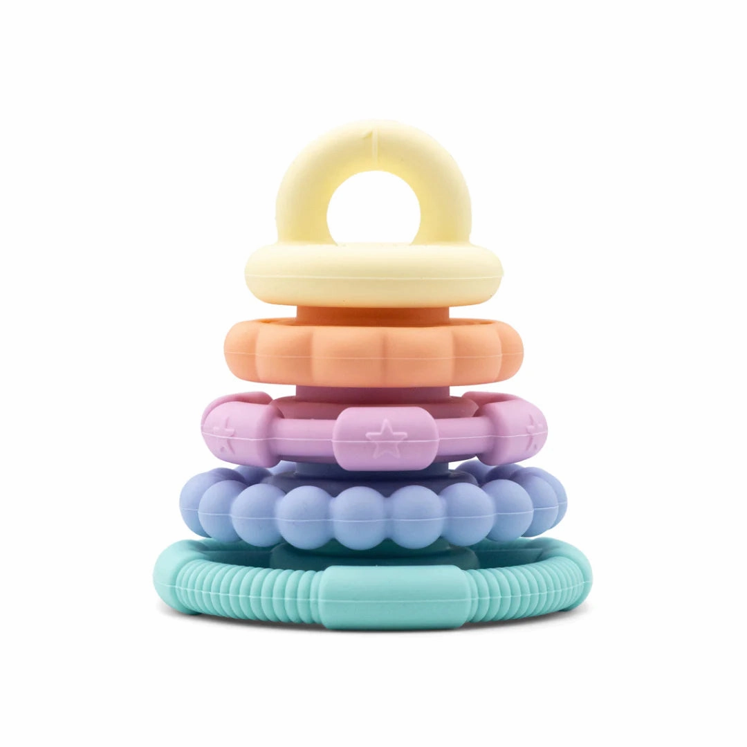 Jellystone - Rainbow Stacker Teether & Toy - Pastel