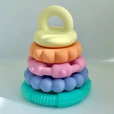 Jellystone - Rainbow Stacker Teether & Toy - Pastel