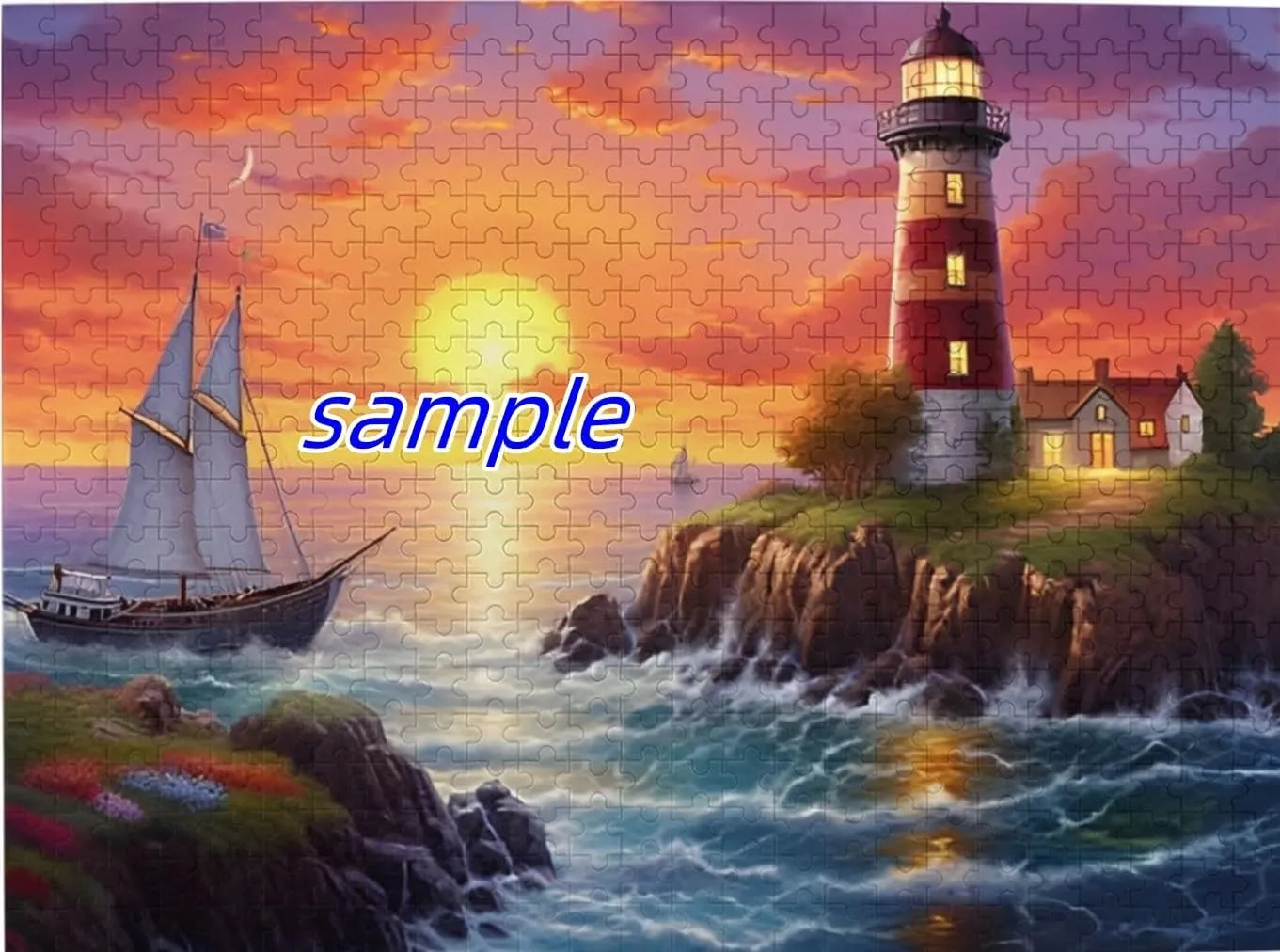 Jigsaw Puzzles 1000 Pieces Halloween Nightmare Jack-o'-Lantern Pumpkin Party Letter on Back No Dust, Home Decor Birthday Party Gift Toy for Men Women 29.5'' x 19.6''