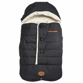 JJ Cole Bundle Me Winter Toddler Car Seat Cover and Bunting Bag - Urban - Weather Resistant Baby Carrier Cover - Winter Baby Essentials - Black