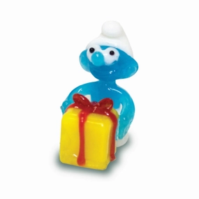 Jokey - Smurfs Collectible Miniature Glass Figurine in Tynies Collector's Frame
