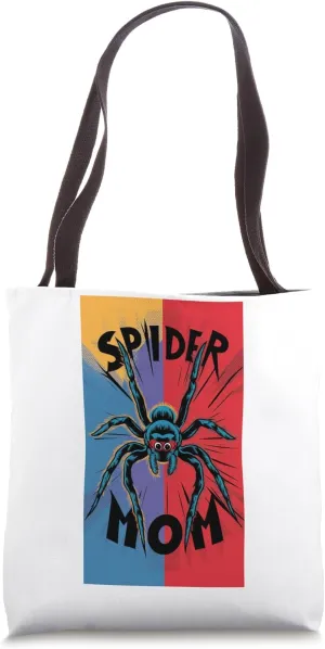 Jumping spider, Jumping spider, Spider mom inscription Tote Bag