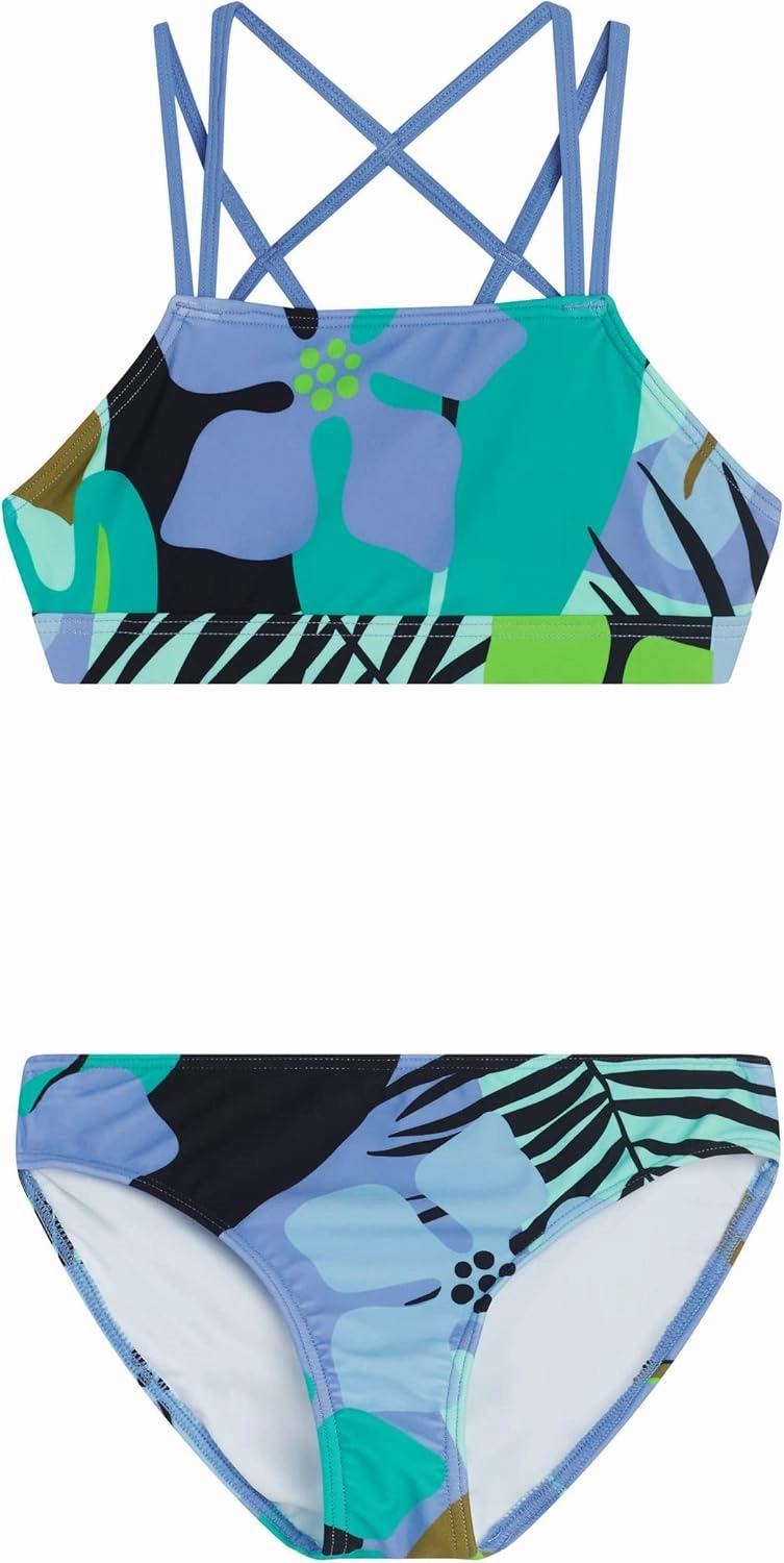 Kanu Surf Girls' Aria Beach Sport UPF 50 Mini Tankini Two Piece Swimsuit