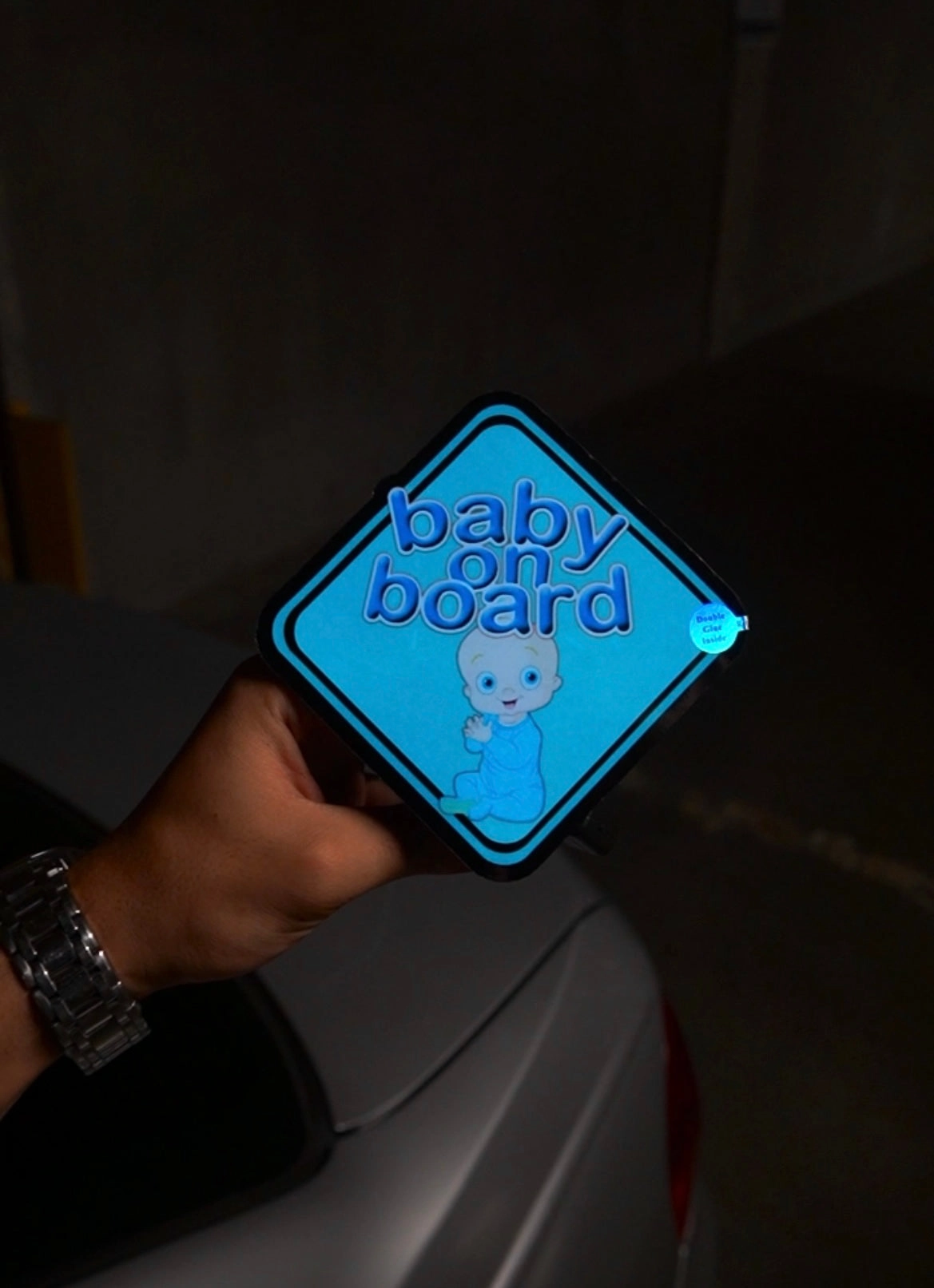 Karglow BABY ON BOARD electric sticker