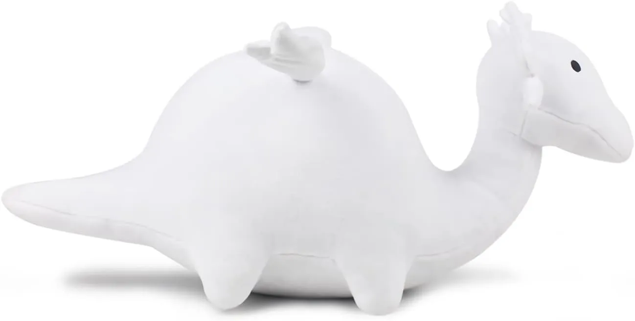 Kawaii Miss Kobayashi's Dragon Maid Plush Toy KannaKamui Tohru Soft Stuffed Animal White Dragon Plushie Pillow Doll 11in (White)