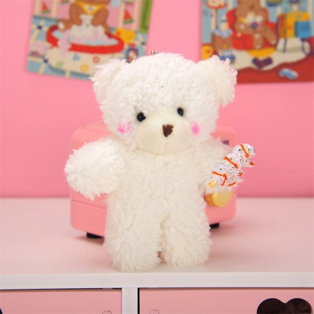 Kawaii Cute Bear Plush Doll Keychain