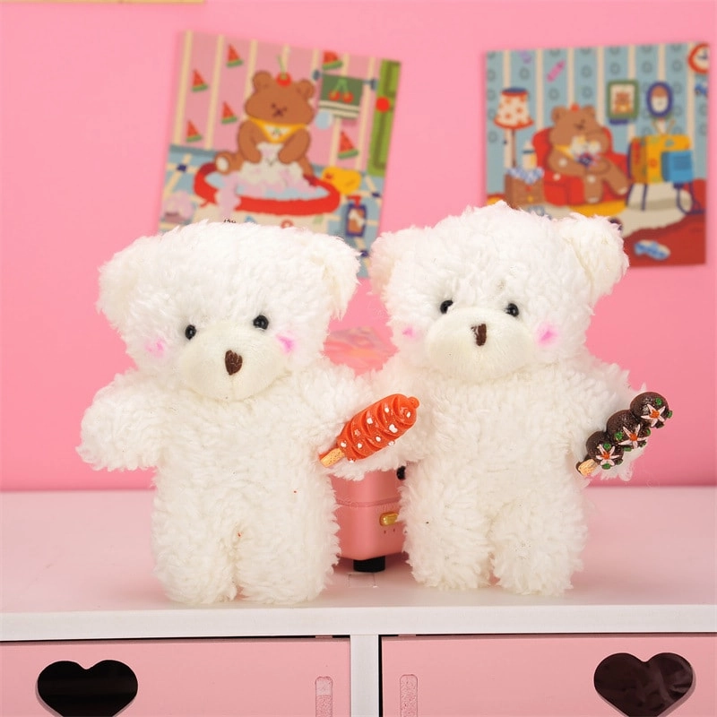 Kawaii Cute Bear Plush Doll Keychain