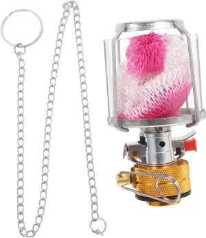 KICHOUSE Emergency Gas Lantern Compact Outdoor Camping Light Decorative Garden Instant Ignition Portable Multifunctional Essential for Adventures